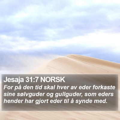 Jesaja 31:7 NORSK Bible Verse Image