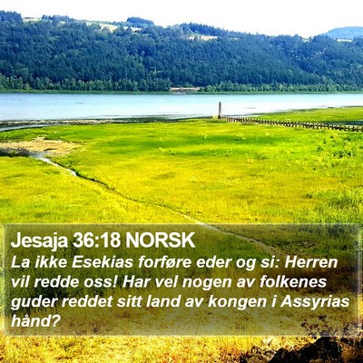 Jesaja 36:18 NORSK Bible Verse Image