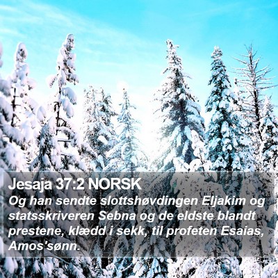 Jesaja 37:2 NORSK Bible Verse Image