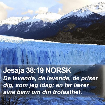 Jesaja 38:19 NORSK Bible Verse Image