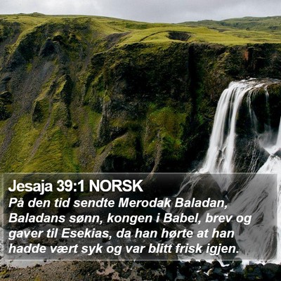 Jesaja 39:1 NORSK Bible Verse Image
