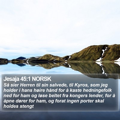Jesaja 45:1 NORSK Bible Verse Image