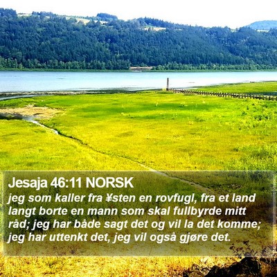 Jesaja 46:11 NORSK Bible Verse Image