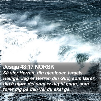 Jesaja 48:17 NORSK Bible Verse Image
