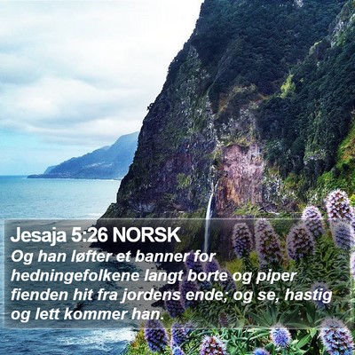 Jesaja 5:26 NORSK Bible Verse Image