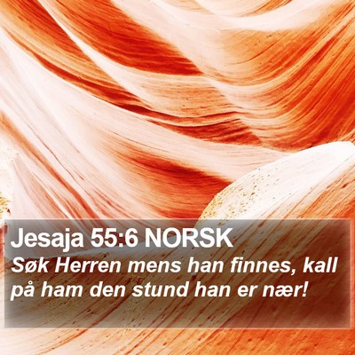 Jesaja 55:6 NORSK Bible Verse Image