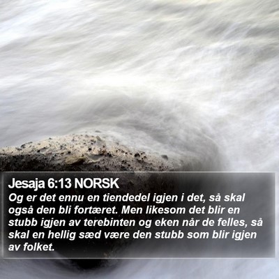Jesaja 6:13 NORSK Bible Verse Image