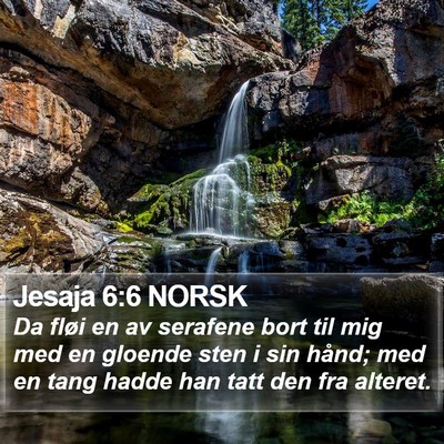 Jesaja 6:6 NORSK Bible Verse Image