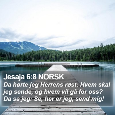 Jesaja 6:8 NORSK Bible Verse Image