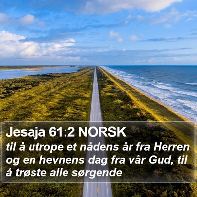 Jesaja 61:2 NORSK Bible Verse Image