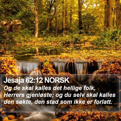 Jesaja 62:12 NORSK Bible Verse Image