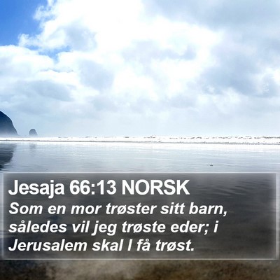 Jesaja 66:13 NORSK Bible Verse Image