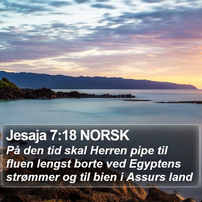 Jesaja 7:18 NORSK Bible Verse Image