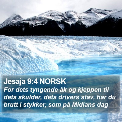 Jesaja 9:4 NORSK Bible Verse Image