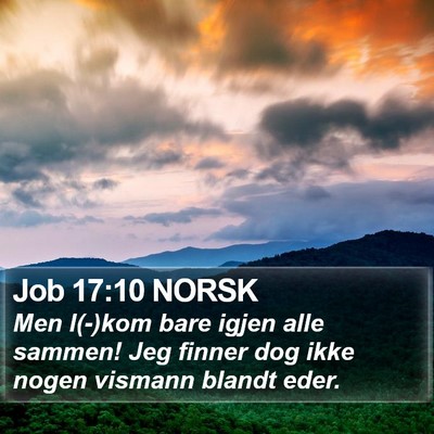 Job 17:10 NORSK Bible Verse Image