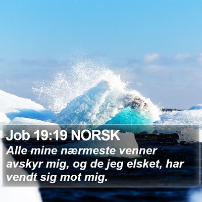 Job 19:19 NORSK Bible Verse Image