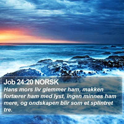 Job 24:20 NORSK Bible Verse Image