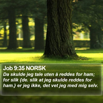 Job 9:35 NORSK Bible Verse Image