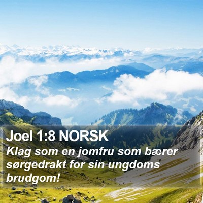 Joel 1:8 NORSK Bible Verse Image