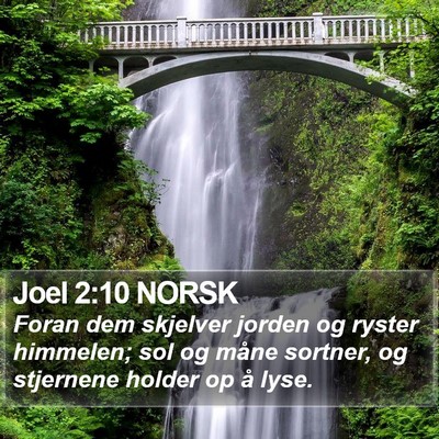 Joel 2:10 NORSK Bible Verse Image