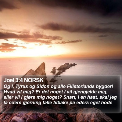Joel 3:4 NORSK Bible Verse Image