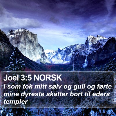 Joel 3:5 NORSK Bible Verse Image