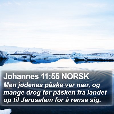 Johannes 11:55 NORSK Bible Verse Image