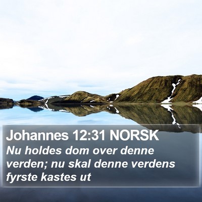 Johannes 12:31 NORSK Bible Verse Image