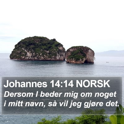Johannes 14:14 NORSK Bible Verse Image