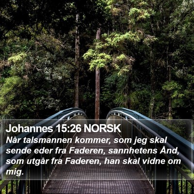 Johannes 15:26 NORSK Bible Verse Image