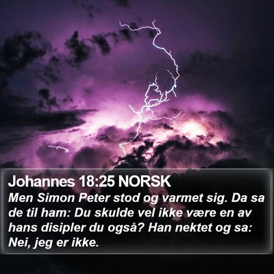 Johannes 18:25 NORSK Bible Verse Image