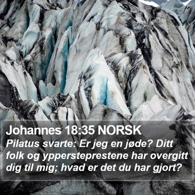 Johannes 18:35 NORSK Bible Verse Image
