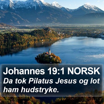 Johannes 19:1 NORSK Bible Verse Image