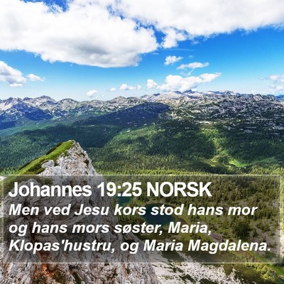 Johannes 19:25 NORSK Bible Verse Image