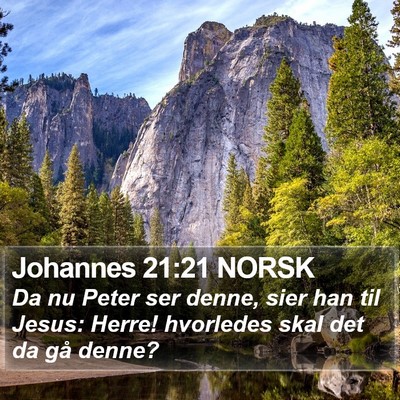 Johannes 21:21 NORSK Bible Verse Image