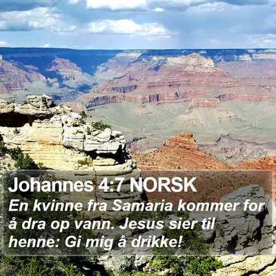 Johannes 4:7 NORSK Bible Verse Image