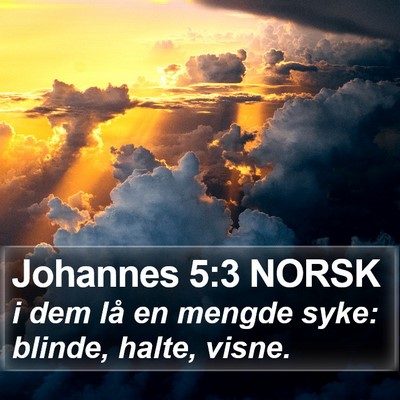 Johannes 5:3 NORSK Bible Verse Image