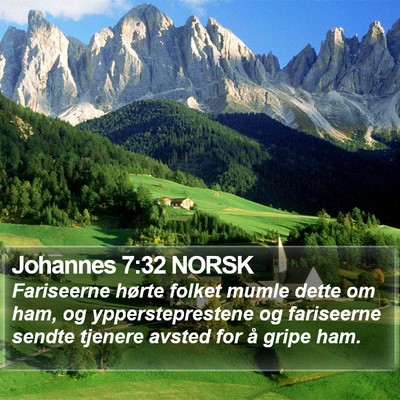 Johannes 7:32 NORSK Bible Verse Image