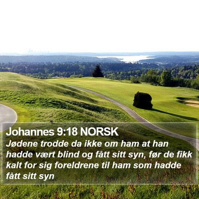 Johannes 9:18 NORSK Bible Verse Image