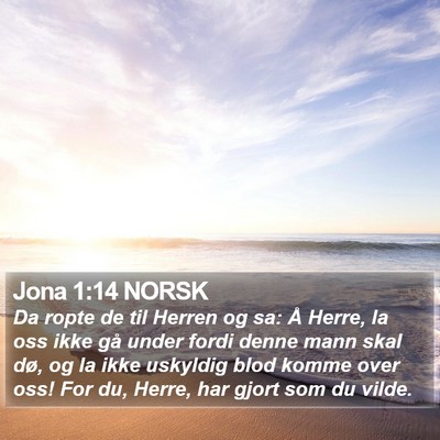 Jona 1:14 NORSK Bible Verse Image