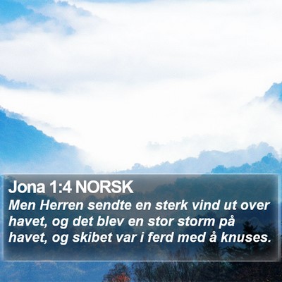 Jona 1:4 NORSK Bible Verse Image