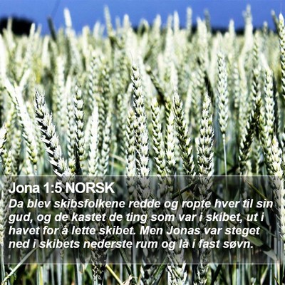 Jona 1:5 NORSK Bible Verse Image