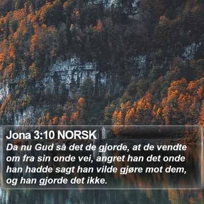 Jona 3:10 NORSK Bible Verse Image