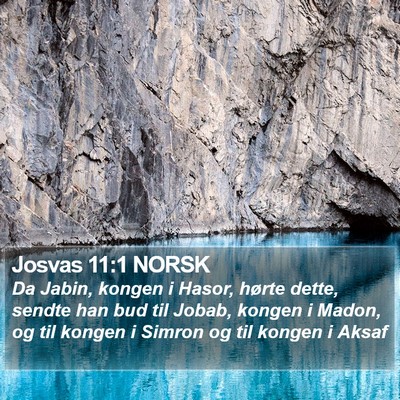 Josvas 11:1 NORSK Bible Verse Image
