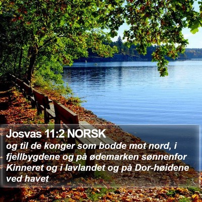 Josvas 11:2 NORSK Bible Verse Image