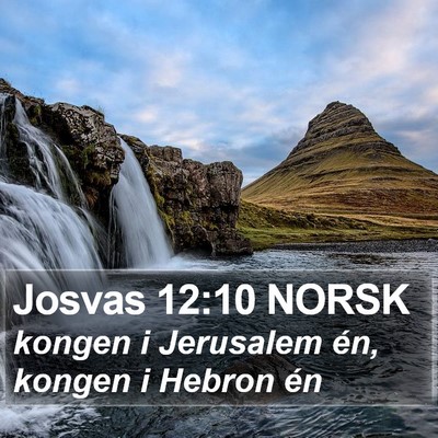 Josvas 12:10 NORSK Bible Verse Image