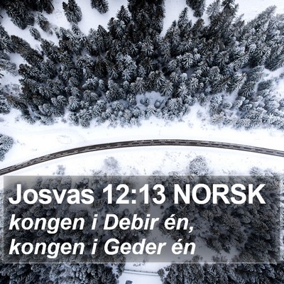 Josvas 12:13 NORSK Bible Verse Image