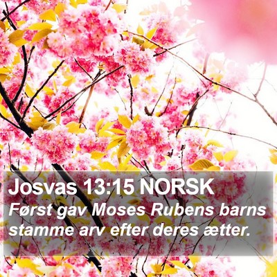 Josvas 13:15 NORSK Bible Verse Image