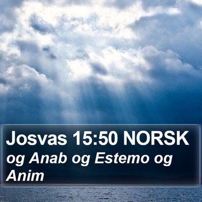 Josvas 15:50 NORSK Bible Verse Image