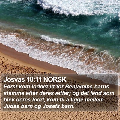 Josvas 18:11 NORSK Bible Verse Image